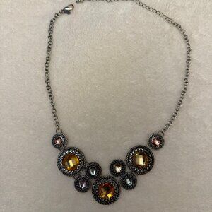 Premier Designs multi color stone necklace